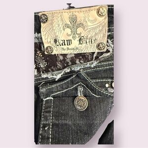 Raw Blue Women's Size 5/6 denim ripped jeans